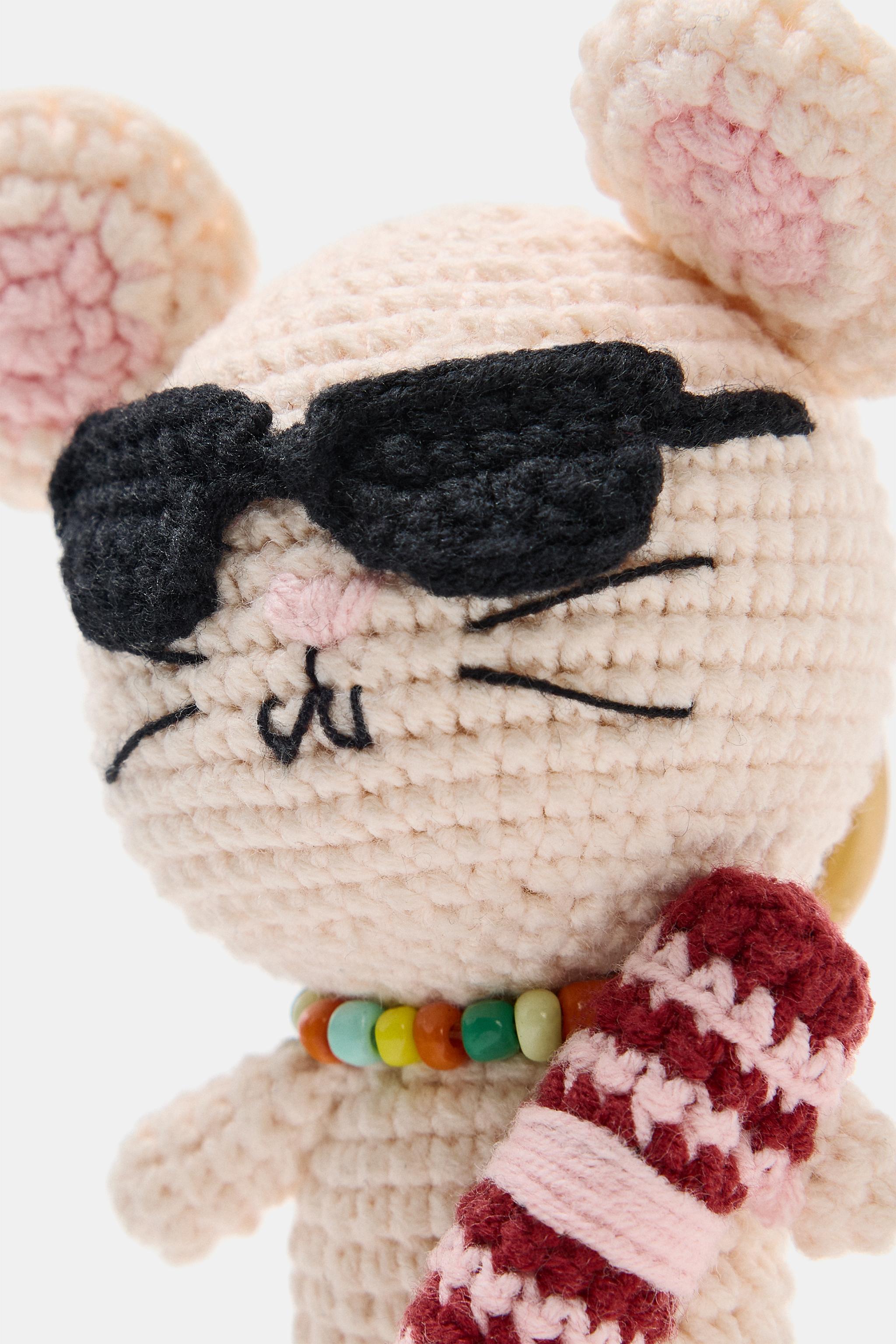 MOUSE CHARM KEYCHAIN